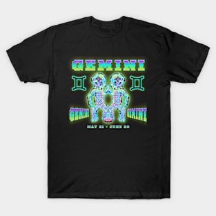 Gemini 8a Black T-Shirt